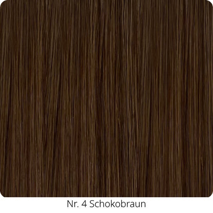 25  Extensions aus Echthaar für Haarverlängerung mit flachen Bondings 1 g