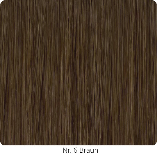 25  Extensions aus Echthaar für Haarverlängerung mit flachen Bondings 1 g