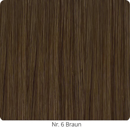 25  Extensions aus Echthaar für Haarverlängerung mit flachen Bondings 1 g