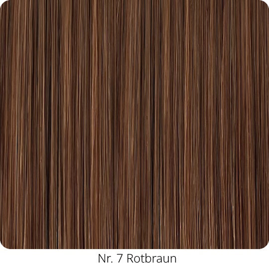 25  Extensions aus Echthaar für Haarverlängerung mit flachen Bondings 1 g