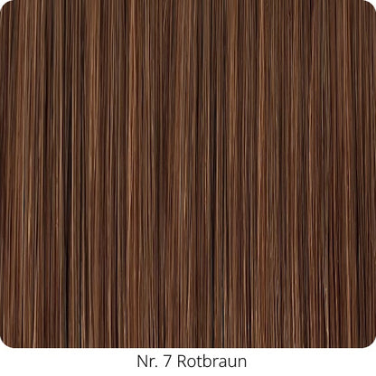 25  Extensions aus Echthaar für Haarverlängerung mit flachen Bondings 1 g