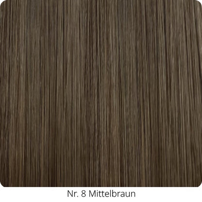 25  Extensions aus Echthaar für Haarverlängerung mit flachen Bondings 1 g