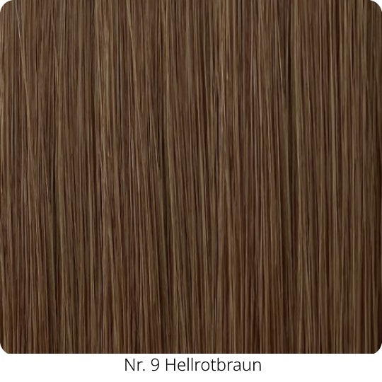 25  Extensions aus Echthaar für Haarverlängerung mit flachen Bondings 1 g