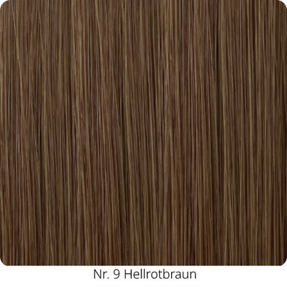 25  Extensions aus Echthaar für Haarverlängerung mit flachen Bondings 1 g