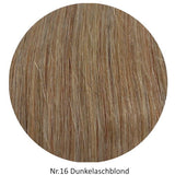 100  Gewellte Extensions aus Echthaar für Haarverlängerung mit runden Bondings 0,5 g, Länge 50 cm