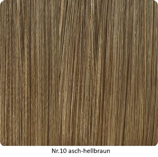 25  Extensions aus Echthaar für Haarverlängerung mit flachen Bondings 1 g