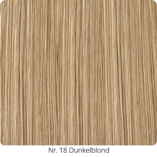 25  Extensions aus Echthaar für Haarverlängerung mit flachen Bondings 1 g