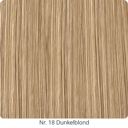 25  Extensions aus Echthaar für Haarverlängerung mit flachen Bondings 1 g