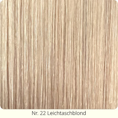 25  Extensions aus Echthaar für Haarverlängerung mit flachen Bondings 1 g