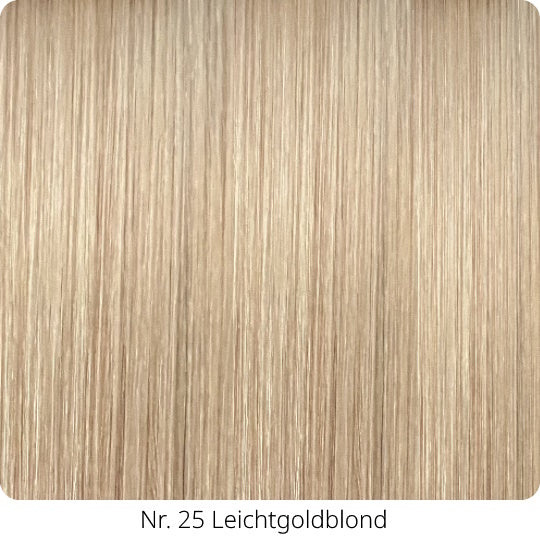 25  Extensions aus Echthaar für Haarverlängerung mit flachen Bondings 1 g