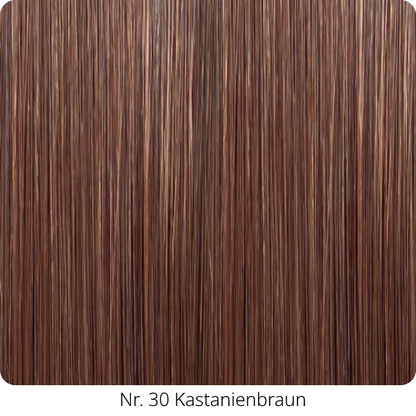 25  Extensions aus Echthaar für Haarverlängerung mit flachen Bondings 1 g