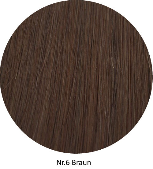 Clip Extensions Set aus 9 Teile für Haarverlängerung aus Echthaar in 40 cm Länge