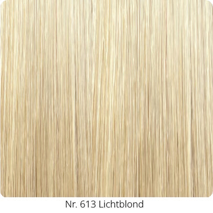 25  Extensions aus Echthaar für Haarverlängerung mit flachen Bondings 1 g