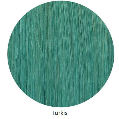 100  Gewellte Extensions aus Echthaar für Haarverlängerung mit runden Bondings 0,5 g, Länge 40 cm